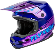 Youth Kinetic Surge Helmet Pink/Purple/Teal Ym - FLY RACING