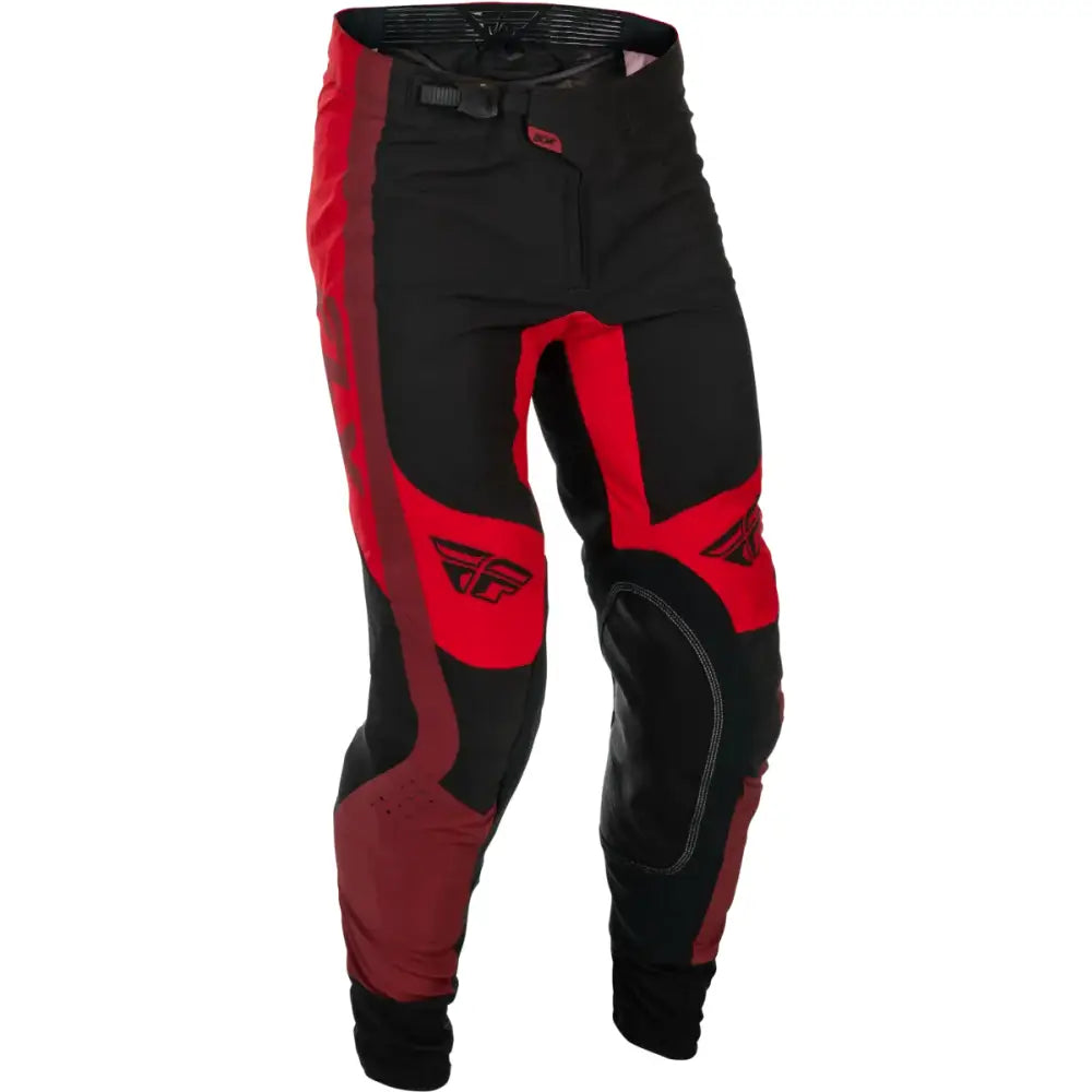 Youth Lite Pants Black/Red Sz 26 - FLY RACING