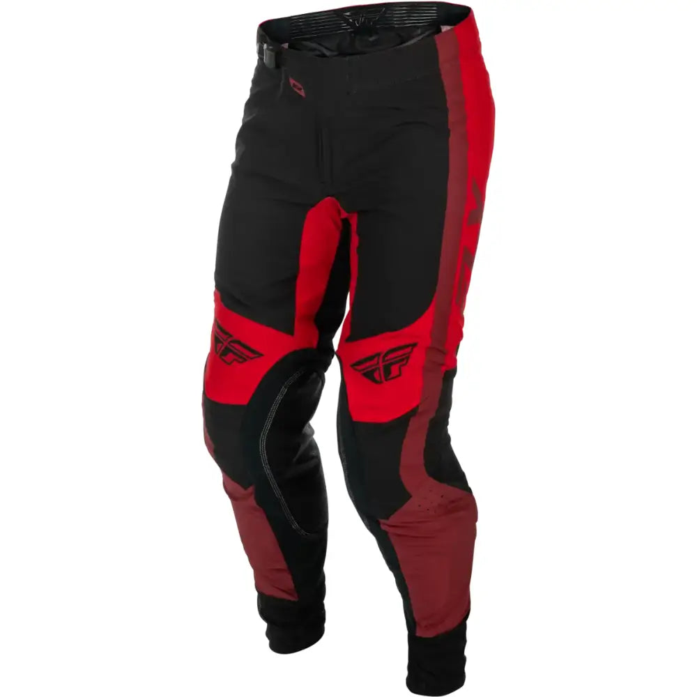 Youth Lite Pants Black/Red Sz 26 - FLY RACING