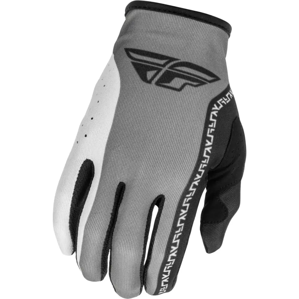 Youth Lite Gloves Grey/Black Ys - FLY RACING