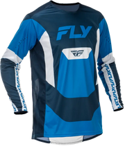 Youth Lite Jersey Blue/White Yxl - FLY RACING