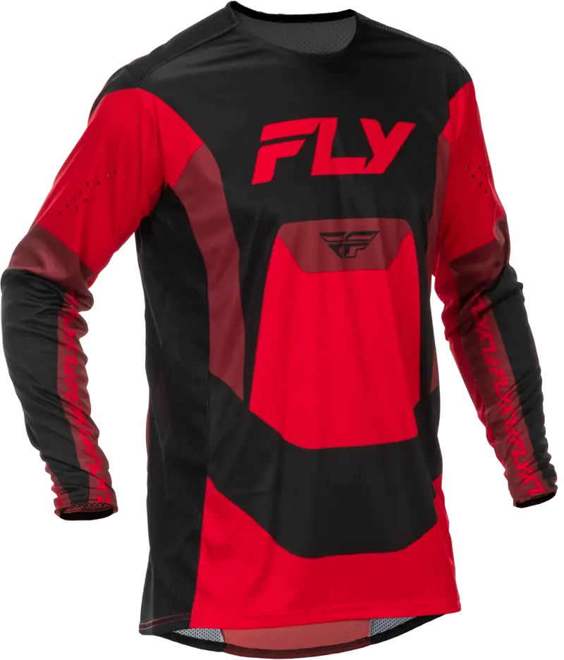 Youth Lite Jersey Black/Red Yxl - FLY RACING
