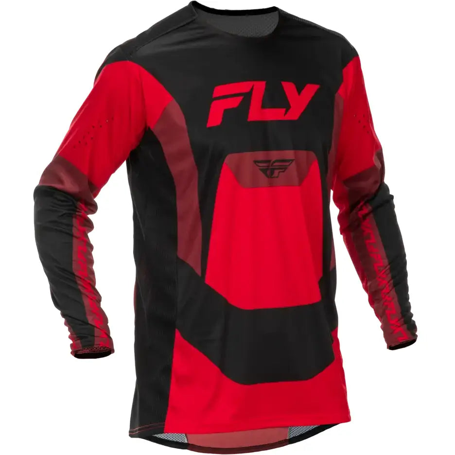 Youth Lite Jersey Black/Red Yxl - FLY RACING