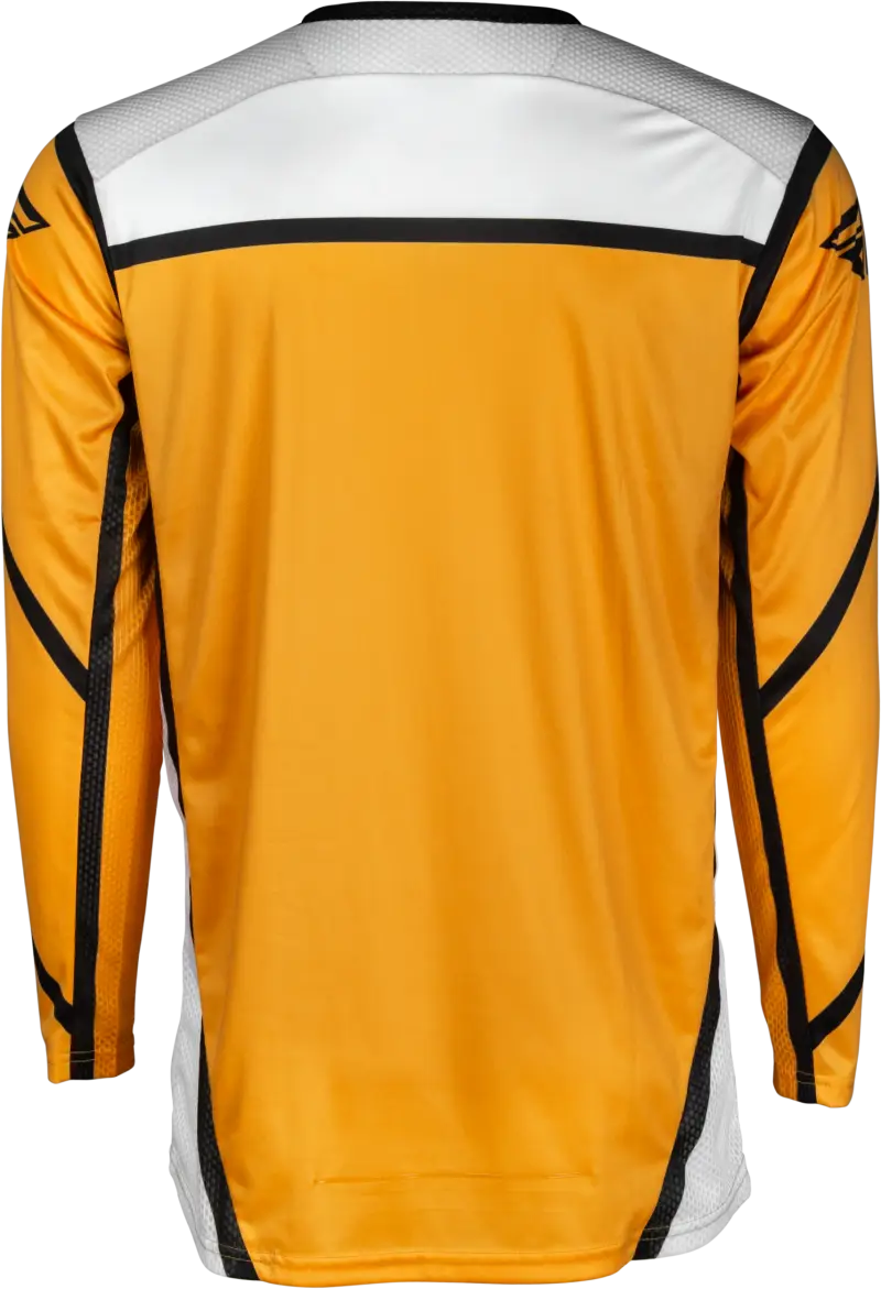 Youth Lite Jersey White/Black/Mustard Yxl