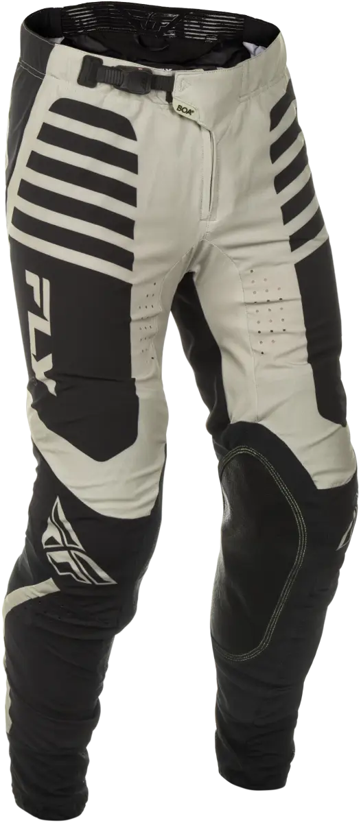 Youth Lite Pants Black Grey motocross pants with perforated panels for rv parts & accessories