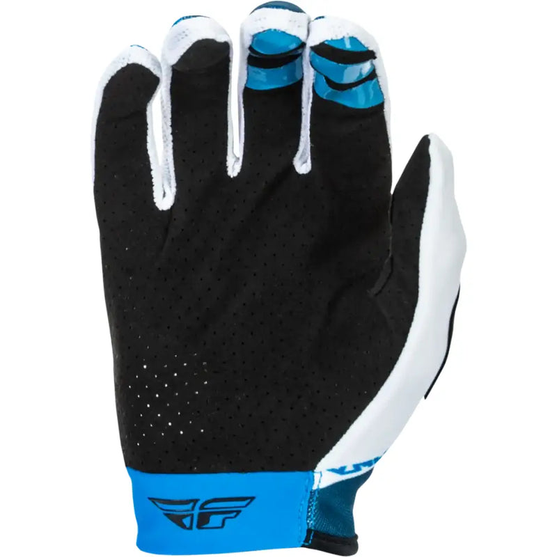 Youth Lite Gloves Blue/White Ym - FLY RACING