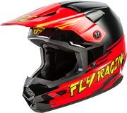 Youth Kinetic Surge Helmet Black/Red/Yellow Ym - FLY RACING