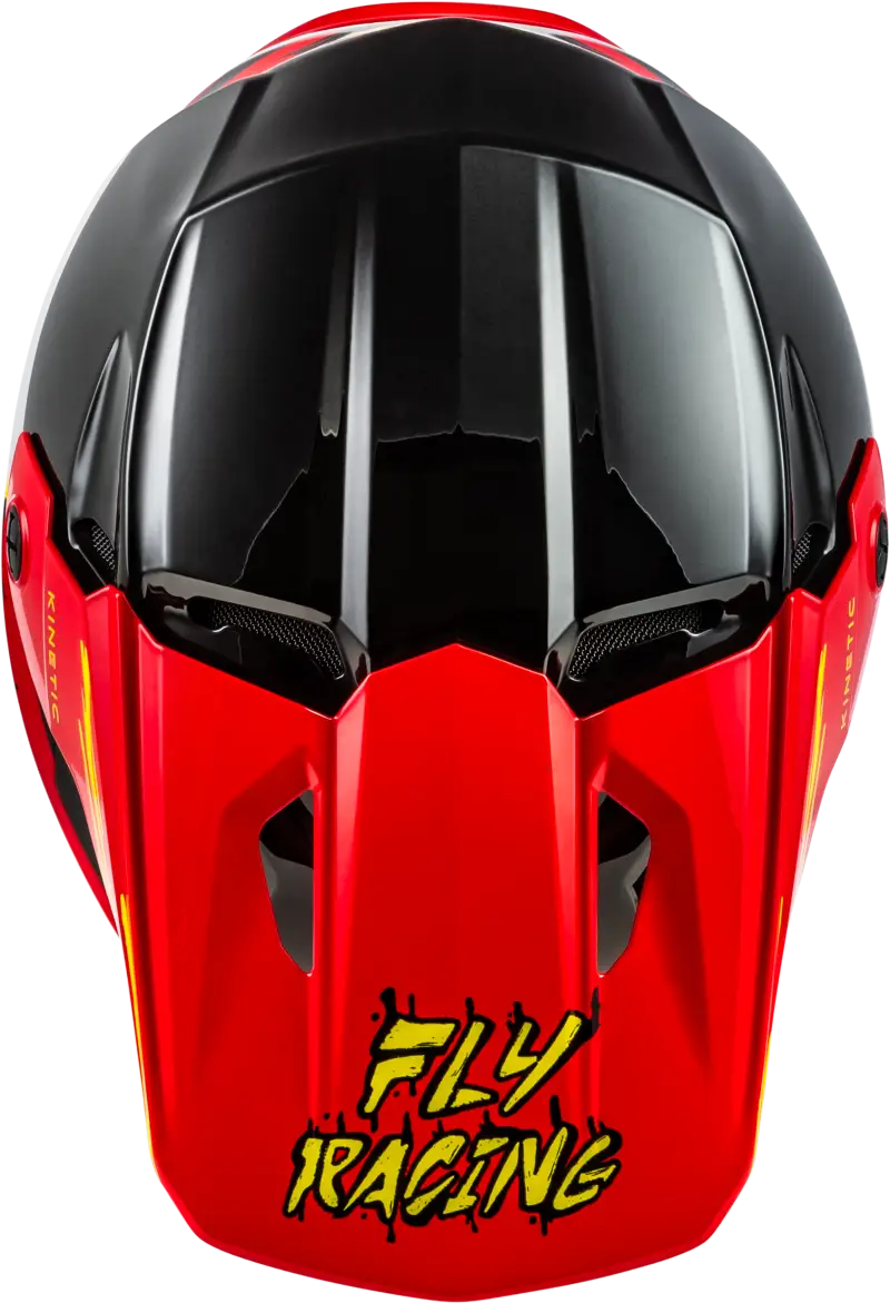 Youth Kinetic Surge Helmet Black/Red/Yellow Ym - FLY RACING
