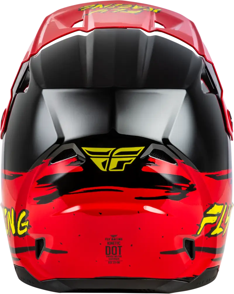 Youth Kinetic Surge Helmet Black/Red/Yellow Ym - FLY RACING
