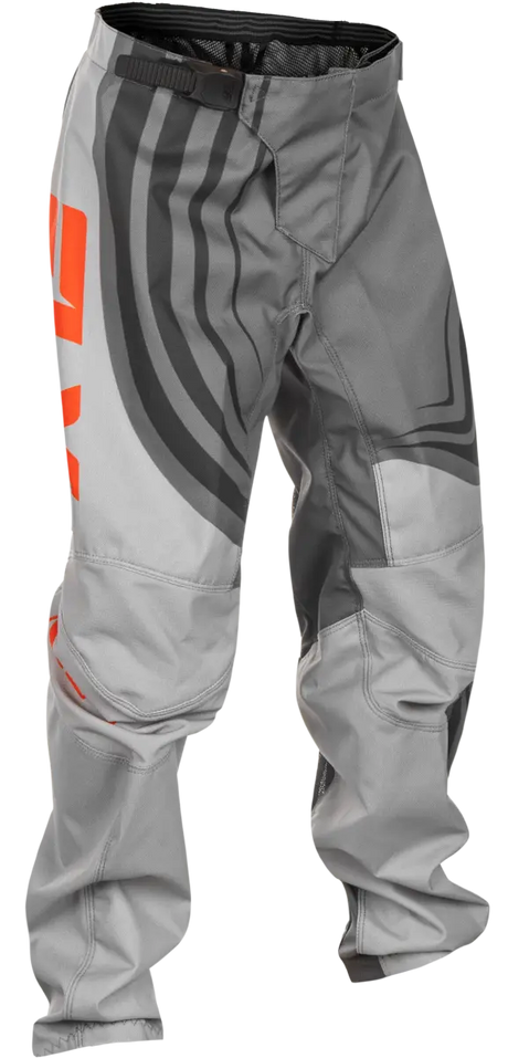 Youth F 16 Pants Grey/Orange Sz 24 - FLY RACING