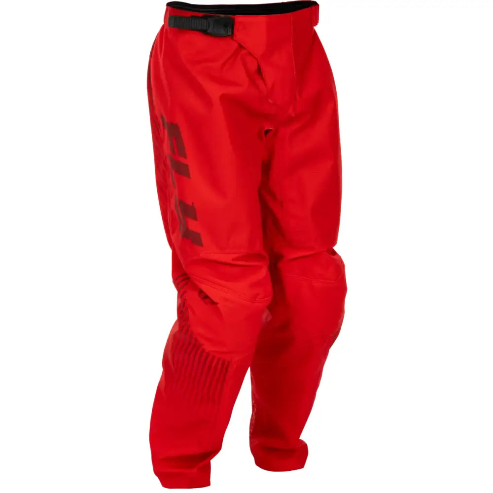 Youth F 16 Pants Red Sz 26 - FLY RACING