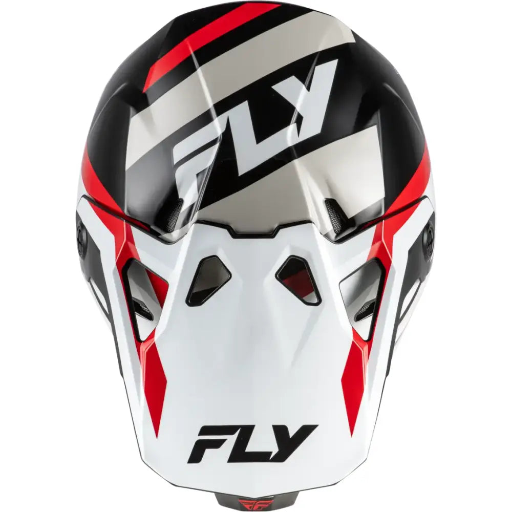 Youth Formula Cp Seal Helmet White/Black/Red Yl - FLY RACING