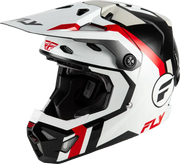 Youth Formula Cp Seal Helmet White/Black/Red Yl - FLY RACING