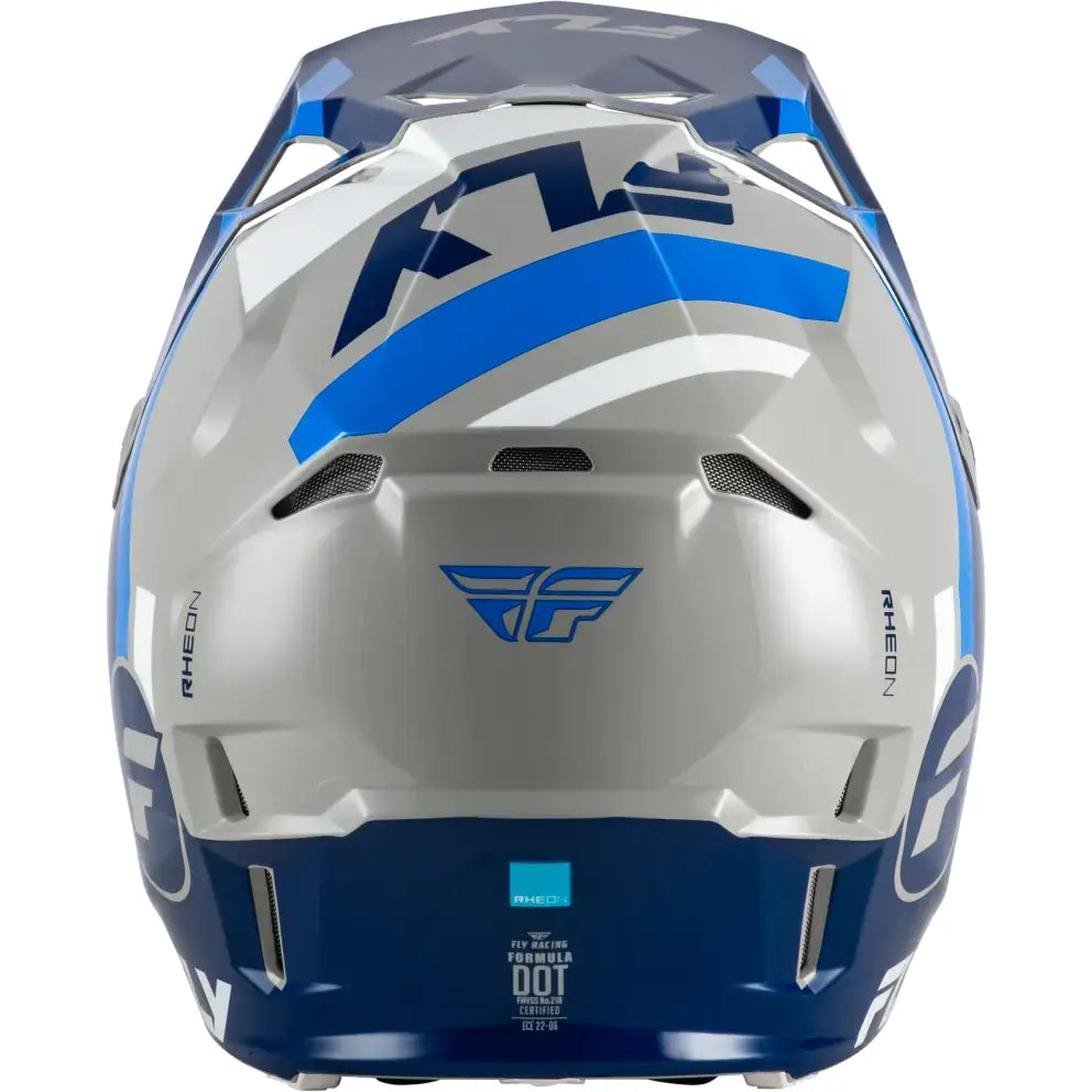 Youth Formula Cp Seal Helmet Navy/Blue/Grey Yl - FLY RACING