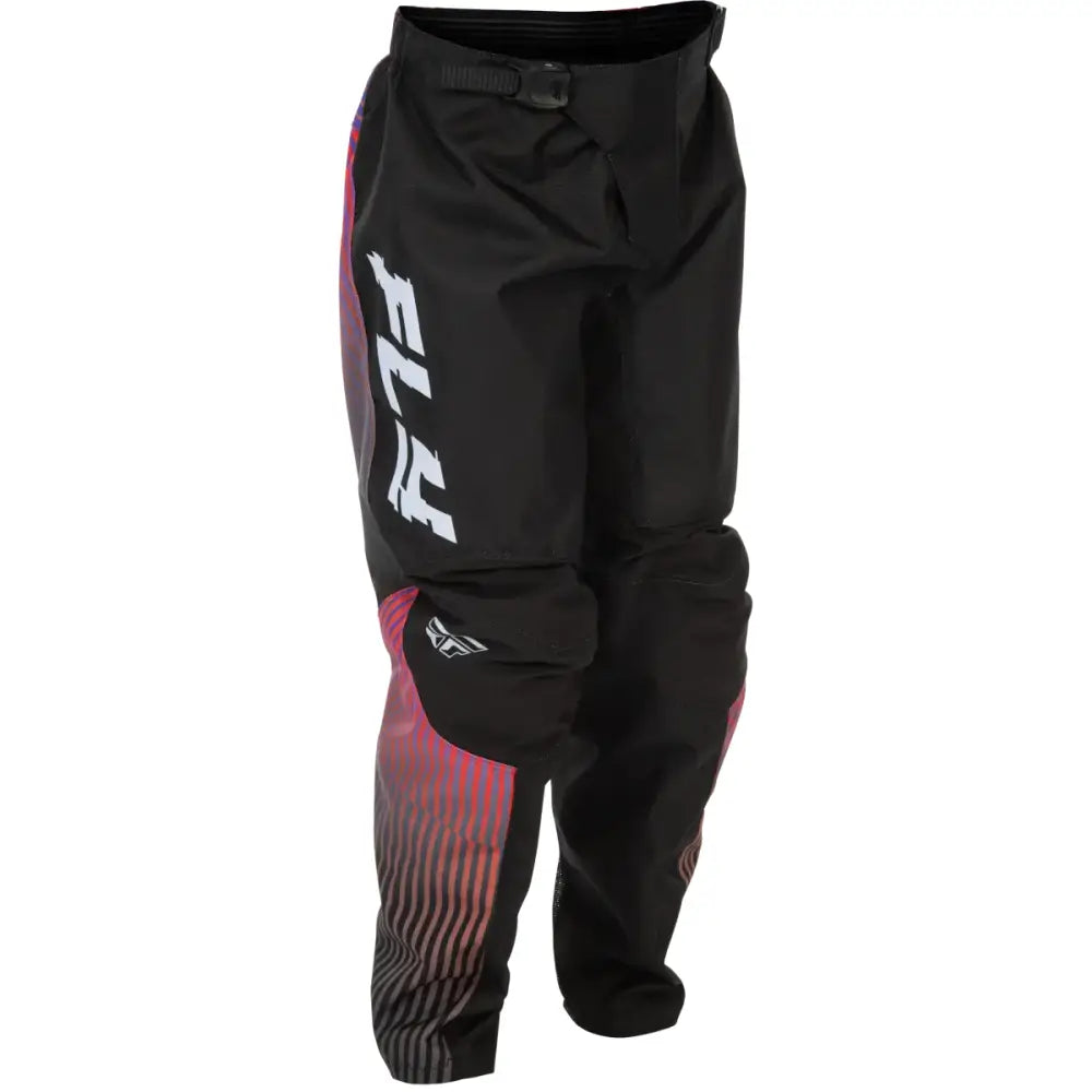 Youth F 16 Pants Black/Red/Purple Sz 24 - FLY RACING