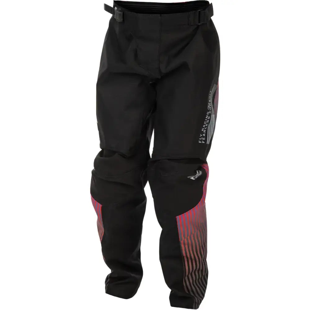 Youth F 16 Pants Black/Red/Purple Sz 24 - FLY RACING