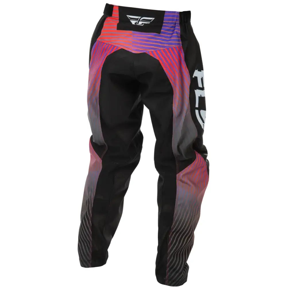 Youth F 16 Pants Black/Red/Purple Sz 24 - FLY RACING