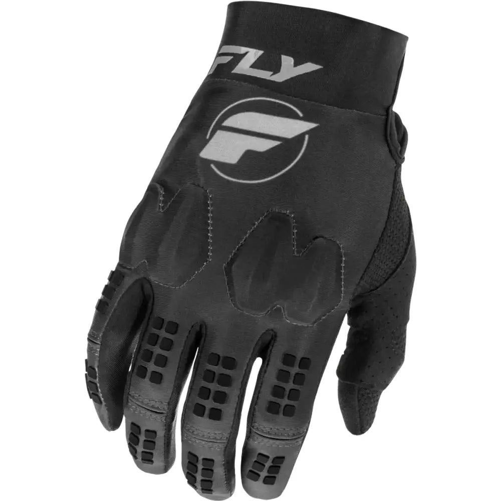 Youth Evolution Dst Gloves Black/Grey Yl - FLY RACING