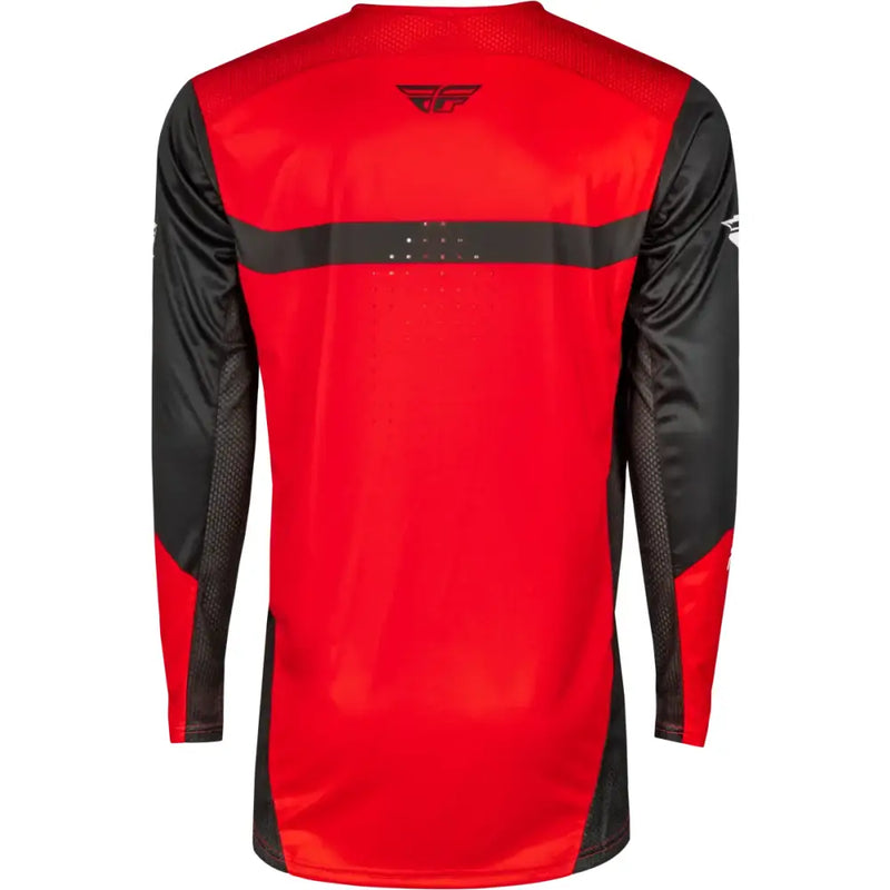 Youth Rayce Bicycle Jersey Red/Black/White Yl - FLY RACING