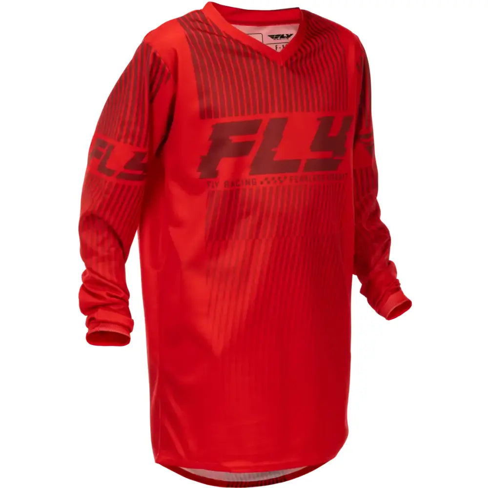 Youth F 16 Jersey Red Yl - FLY RACING
