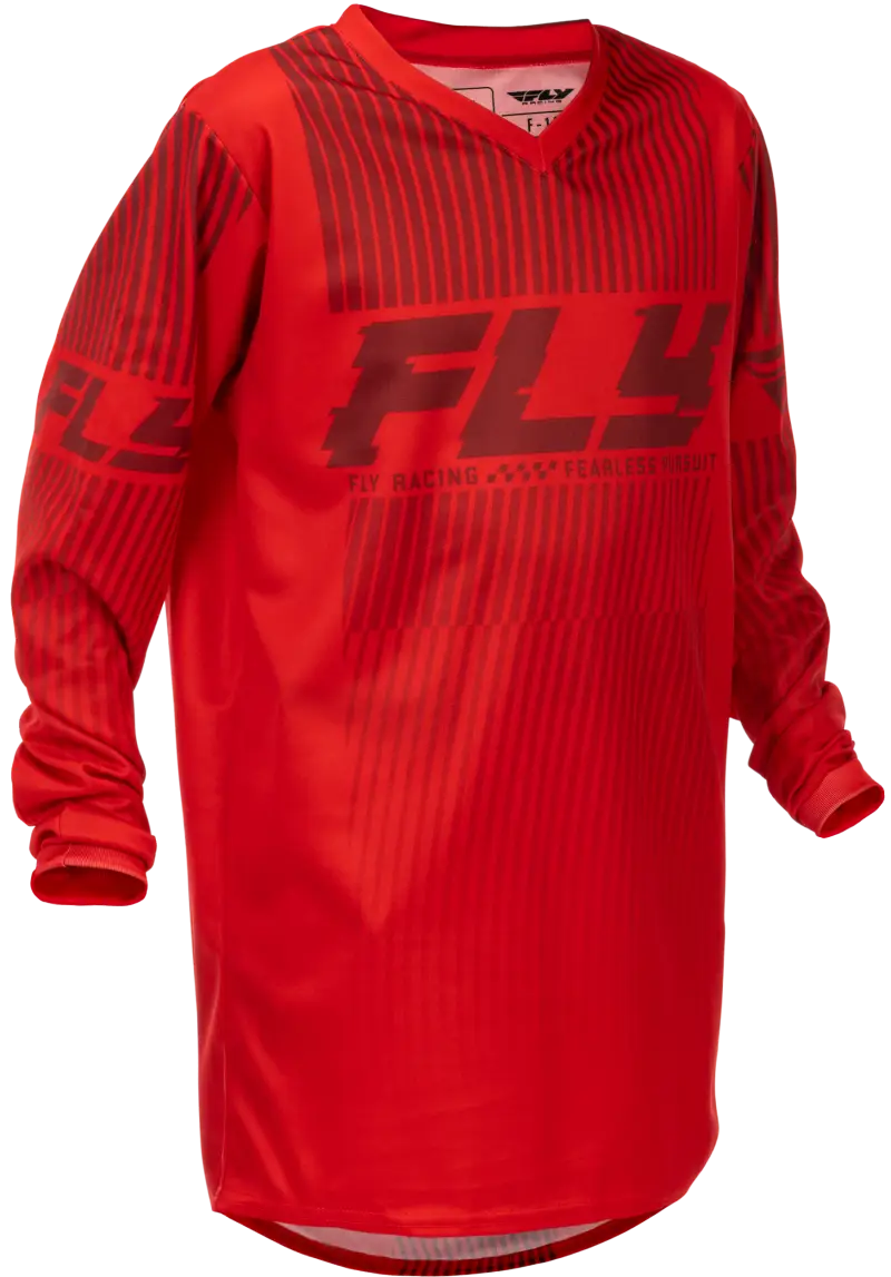 Youth F 16 Jersey Red Yl - FLY RACING