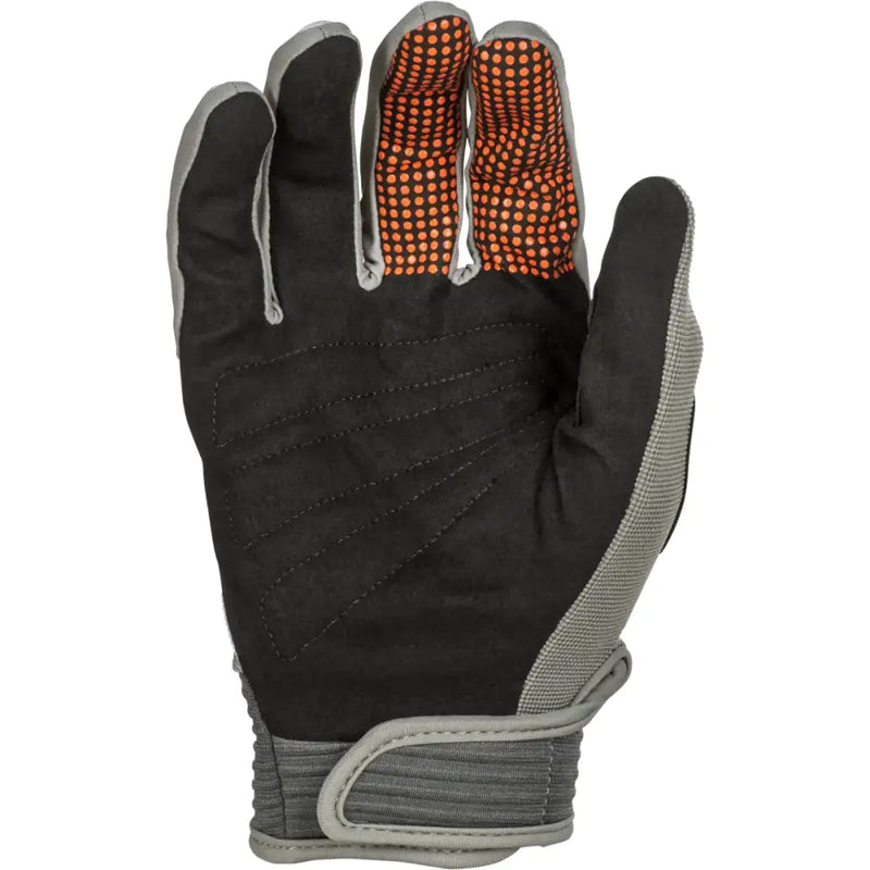 Youth F 16 Gloves Grey/Orange Y2xs - FLY RACING