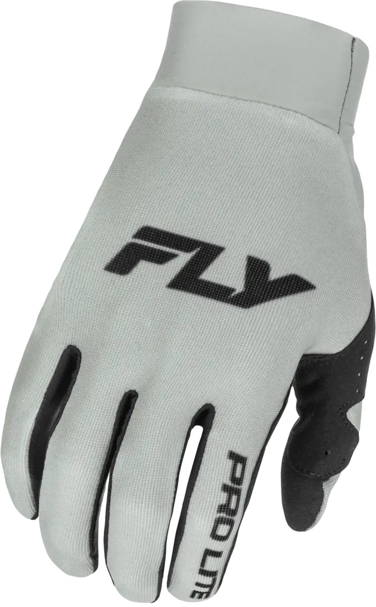 Youth Pro Lite Gloves Grey/Black Yl - FLY RACING