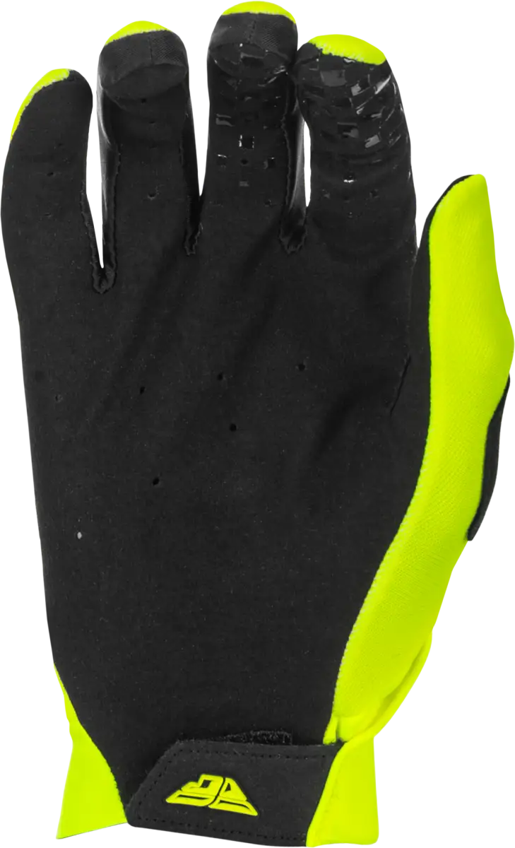 Youth Pro Lite Gloves Hi Vis/Black Yl - FLY RACING