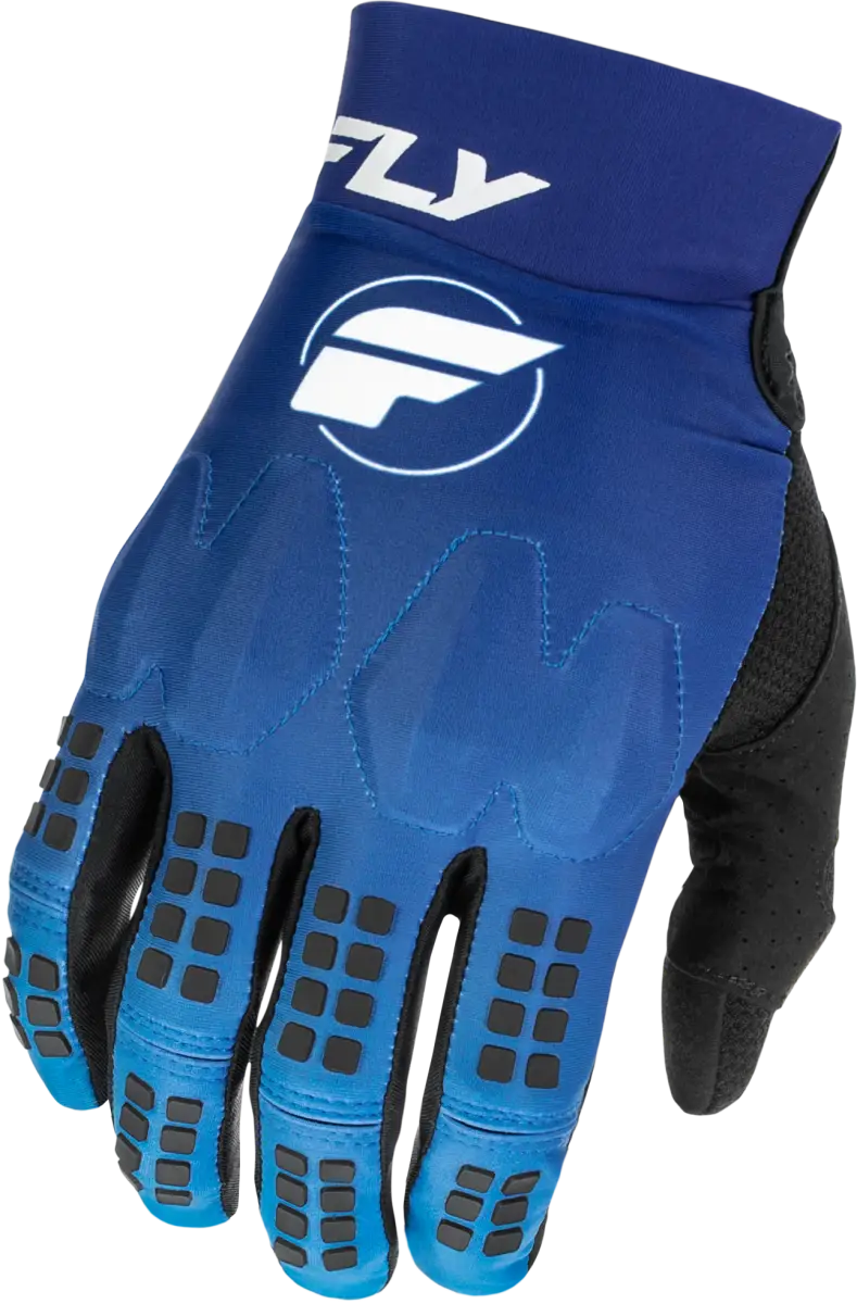 Youth Evolution Dst Gloves Blue/White Yl - FLY RACING