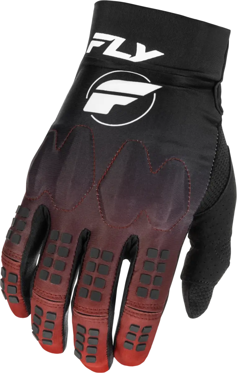 Youth Evolution Dst Gloves Red/Black/Grey Yl - FLY RACING