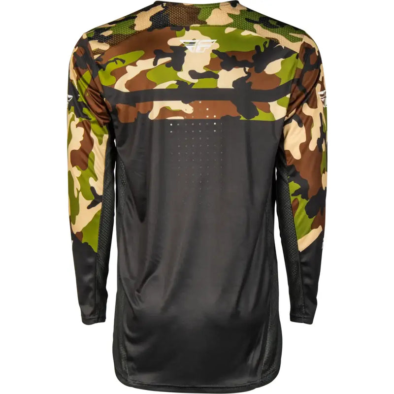 Youth Rayce Bicycle Jersey Black/Camo Ys