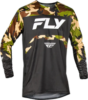 Youth Rayce Bicycle Jersey Black/Camo Yxl