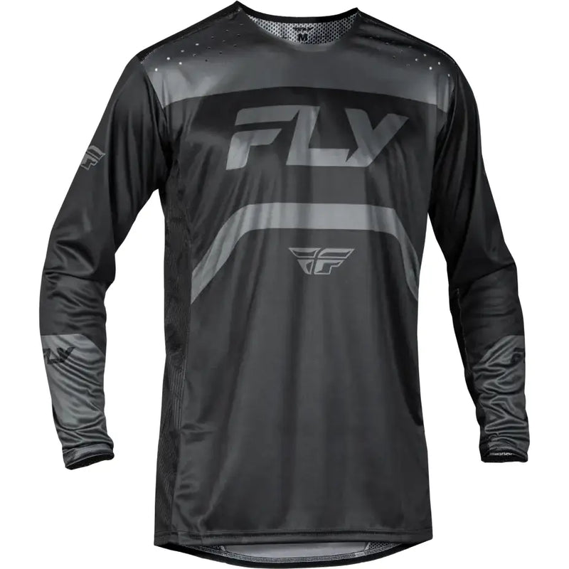 Youth Rayce Bicycle Jersey Black/Charcoal Ys