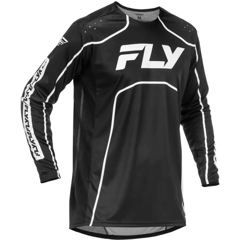 Youth Rayce Bicycle Jersey Black/White Yxl - FLY RACING