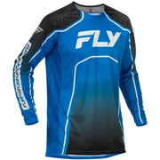 Youth Rayce Bicycle Jersey Blue/Black/White Ym - FLY RACING