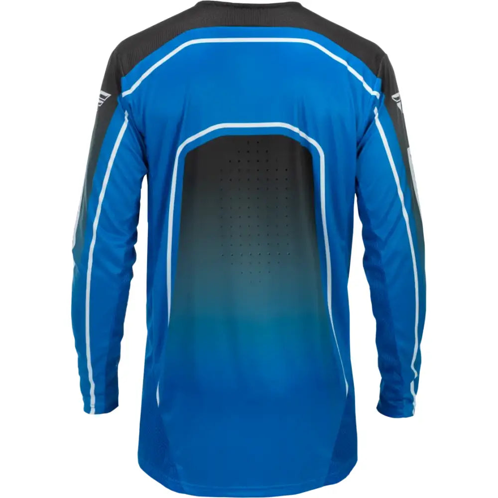 Youth Rayce Bicycle Jersey Blue/Black/White Yl - FLY RACING