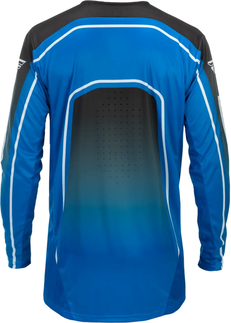Youth Rayce Bicycle Jersey Blue/Black/White Yl - FLY RACING