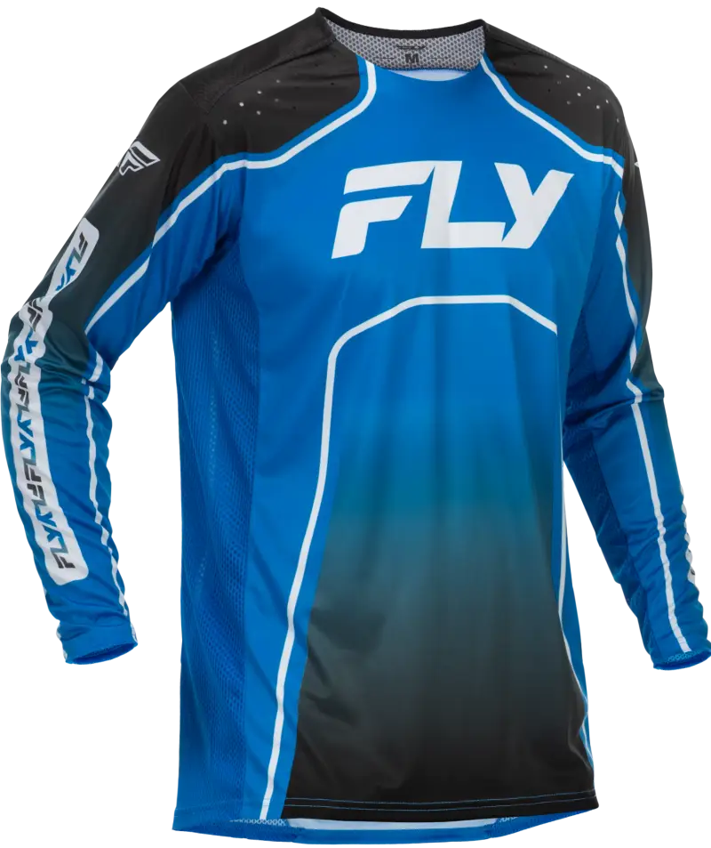 Youth Rayce Bicycle Jersey Blue/Black/White Yxl - FLY RACING