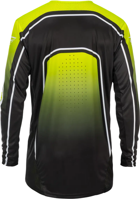 Youth Rayce Bicycle Jersey Lime/Black/White Yxl - FLY RACING