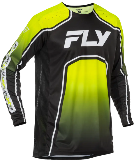 Youth Rayce Bicycle Jersey Lime/Black/White Ys - FLY RACING