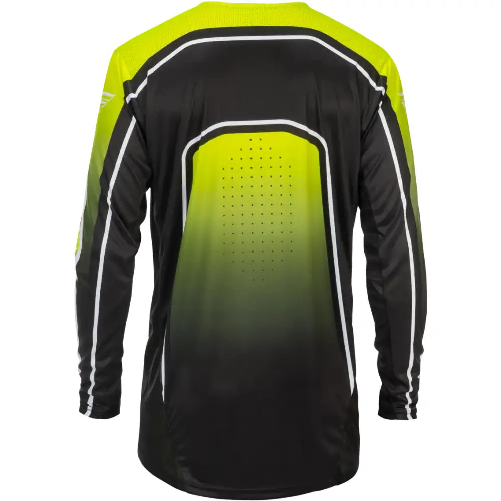 Youth Rayce Bicycle Jersey Lime/Black/White Ym - FLY RACING