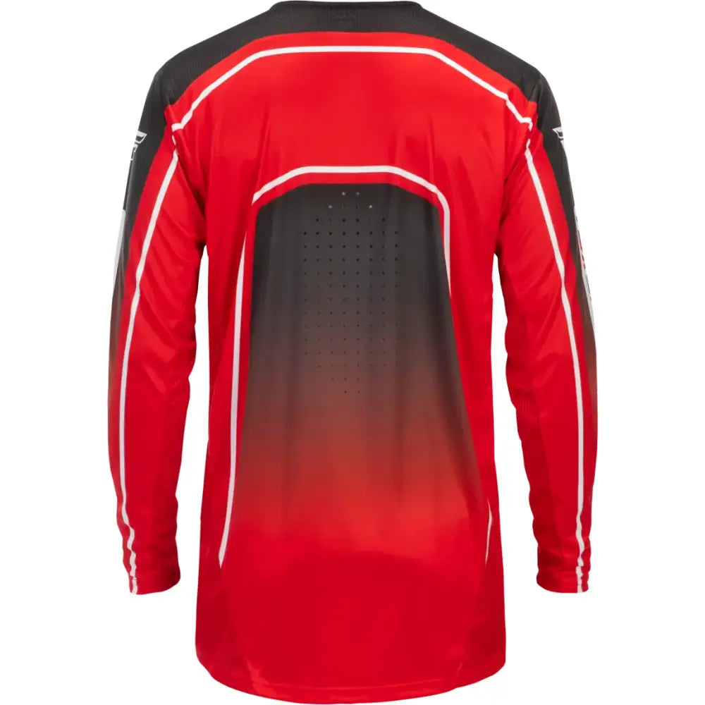 Youth Rayce Bicycle Jersey Red/Black/White Yl - FLY RACING