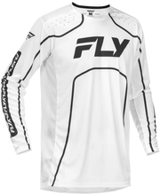 Youth Rayce Bicycle Jersey White/Black Ys - FLY RACING