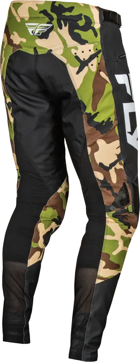Youth Rayce Bicycle Pants Black/Camo Sz 24