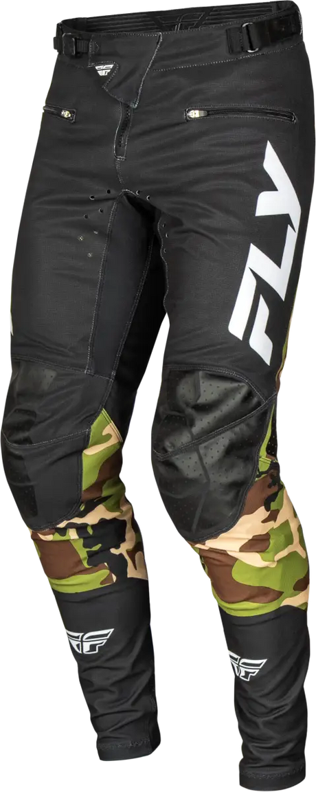 Youth Rayce Bicycle Pants Black/Camo Sz 26