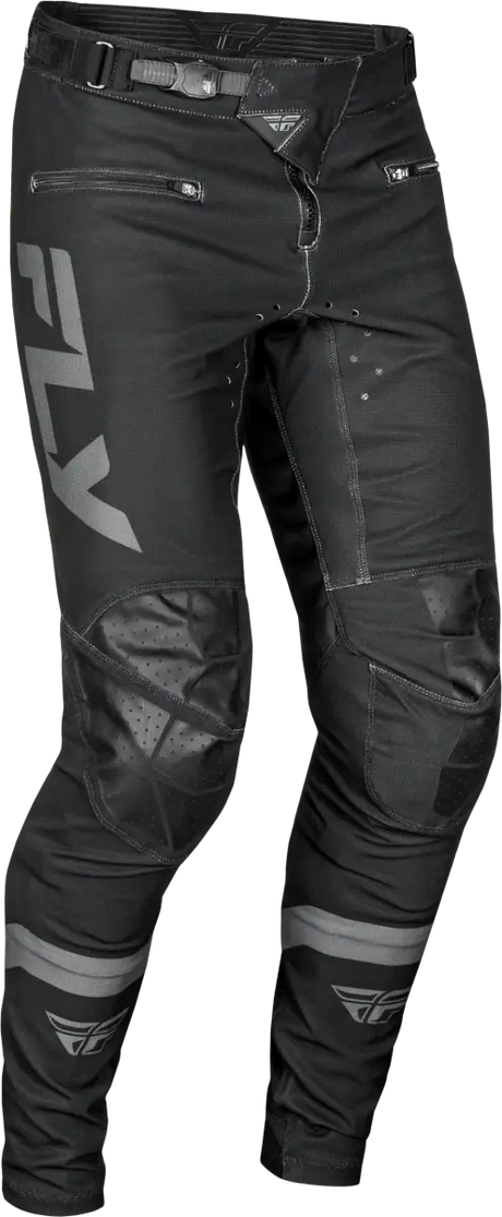 Youth Rayce Bicycle Pants in Black/Charcoal with durable stretch technology for riding
