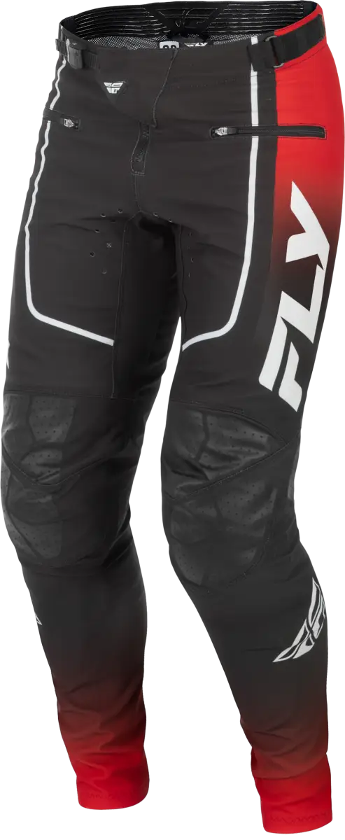 Youth Rayce Bicycle Pants Red/Black/White Sz 20 - FLY RACING