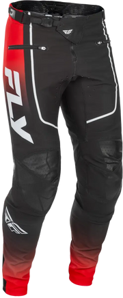 Youth Rayce Bicycle Pants Red/Black/White Sz 20 - FLY RACING