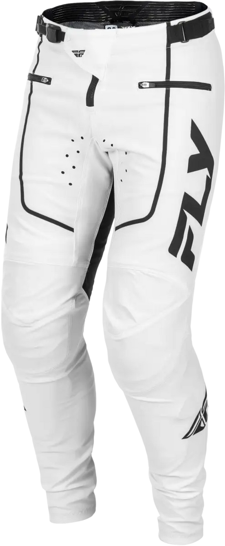 Youth Rayce Bicycle Pants White/Black Sz 26 - FLY RACING