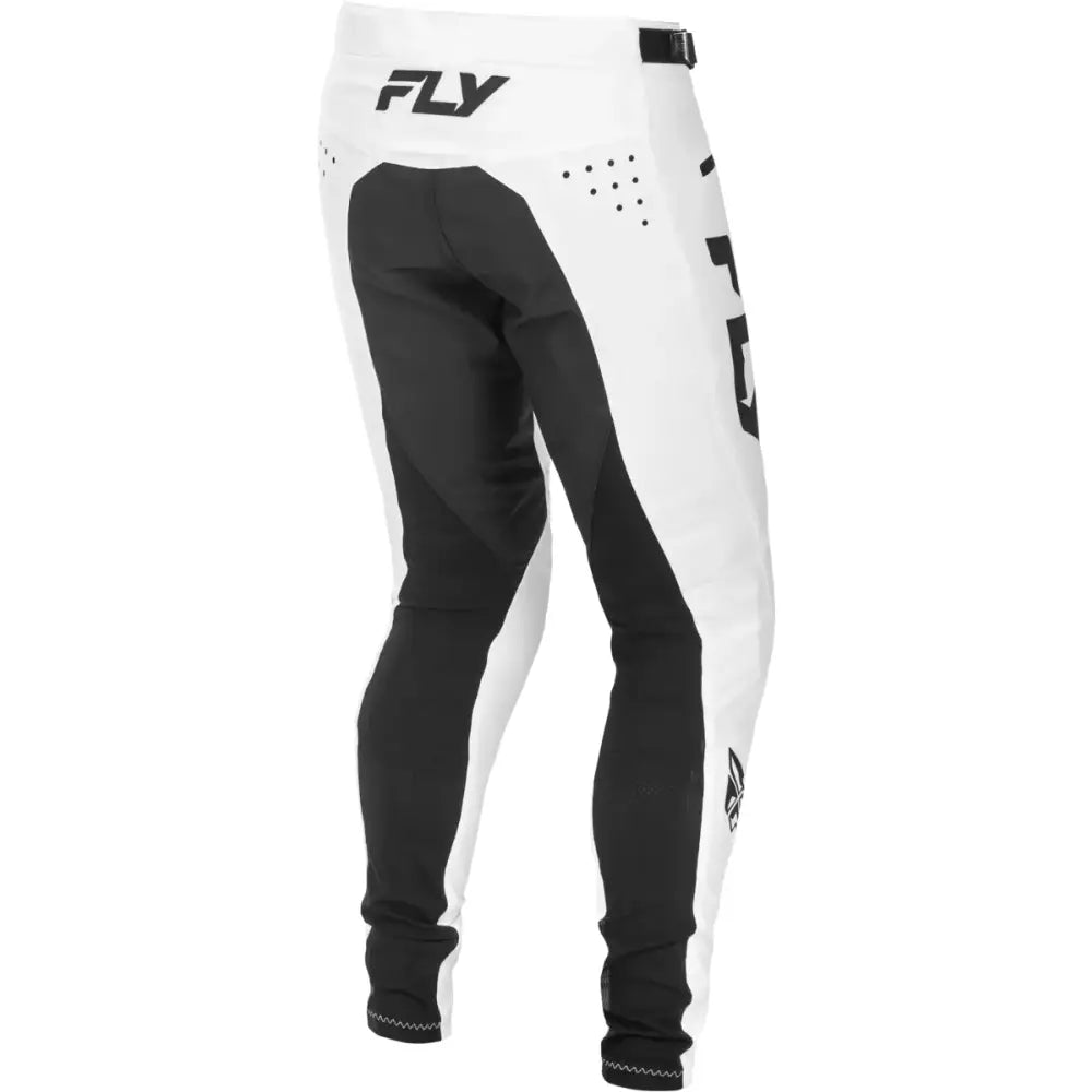 Youth Rayce Bicycle Pants White/Black Sz 18 - FLY RACING